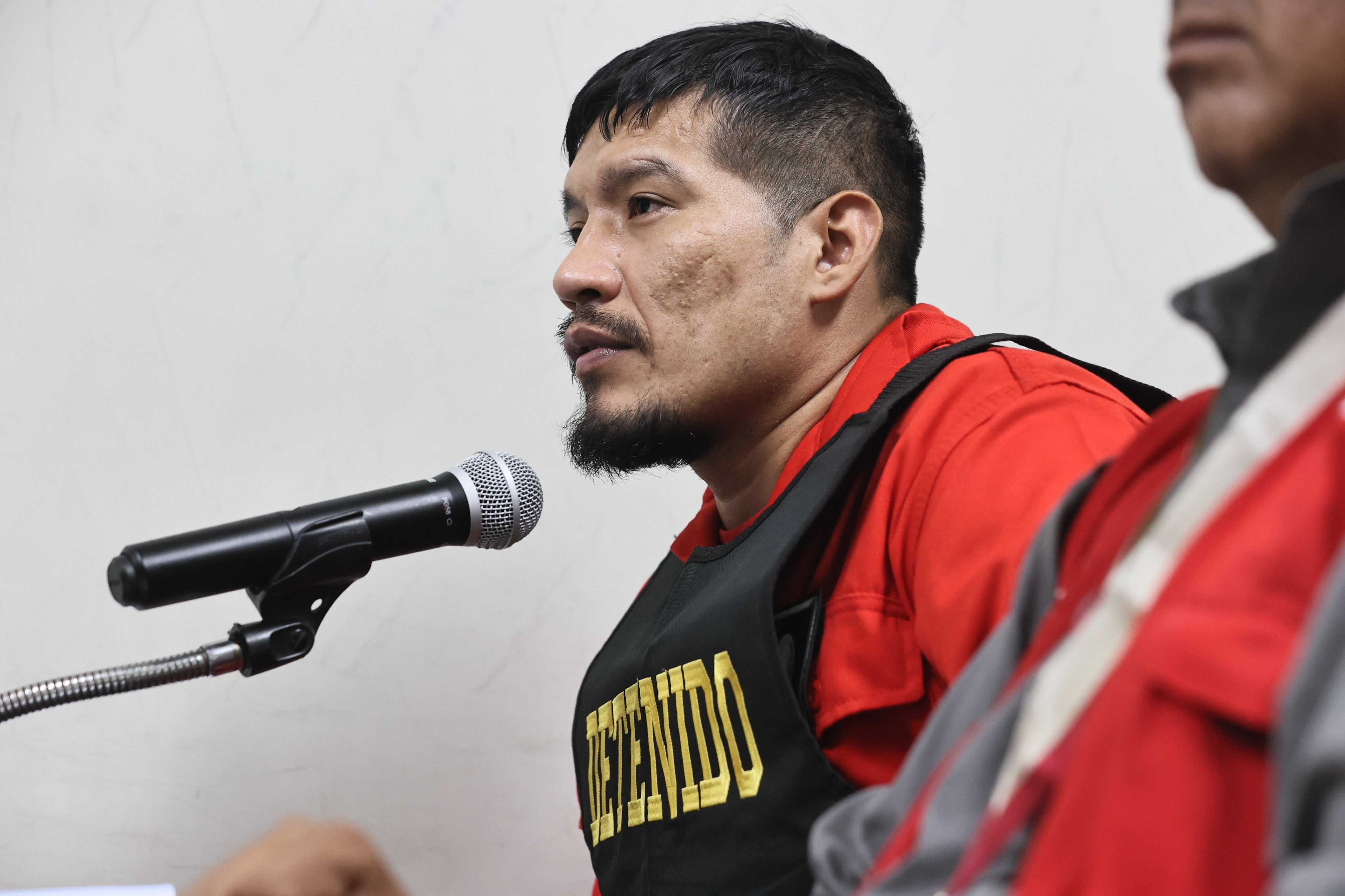 Control de identidad contra Erick Moreno Hernández, alias “El Monstruo”, investigado por el delito de secuestro . Foto: CSJ LIMA NORTE