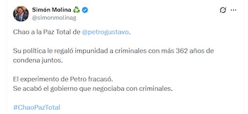 - crédito @simonmolinag/X