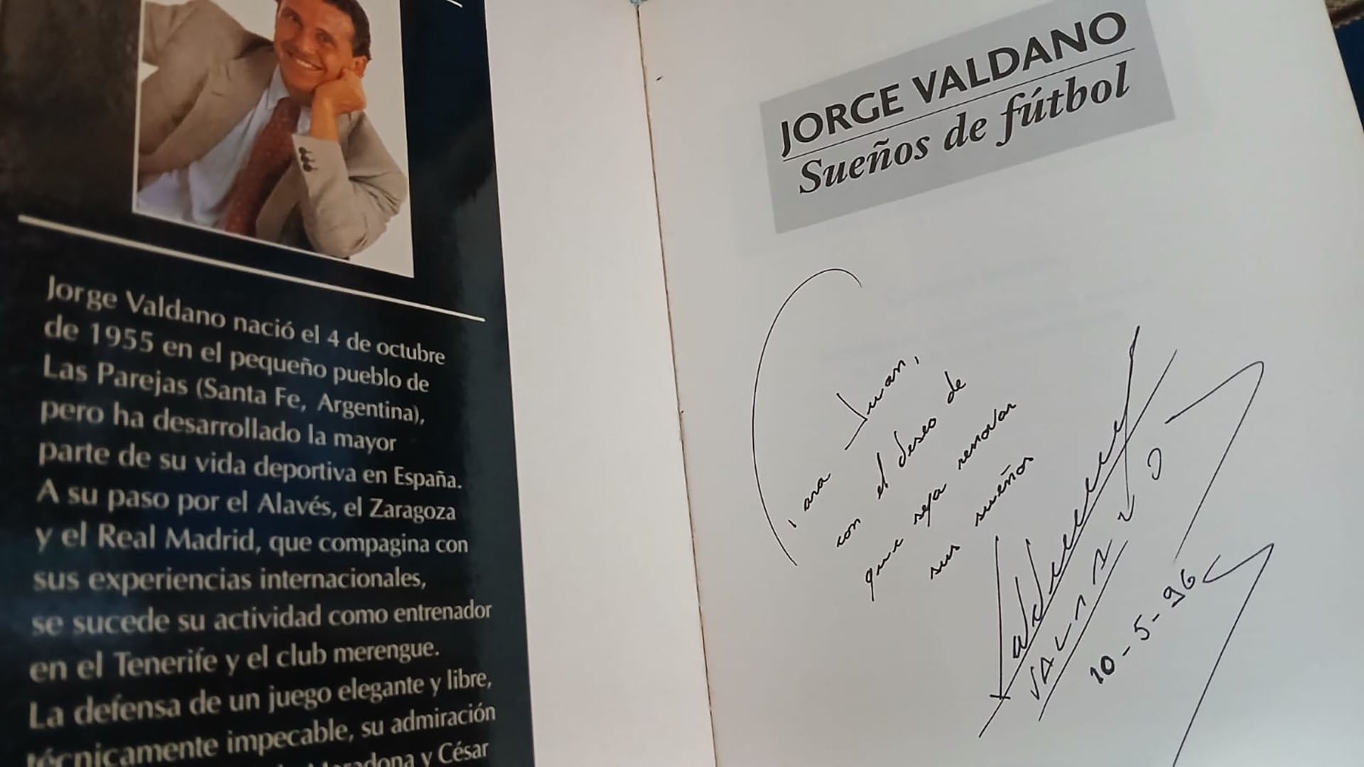 El 10 de mayo de 1996, una dedicatoria de hace 30 años que sigue viva.