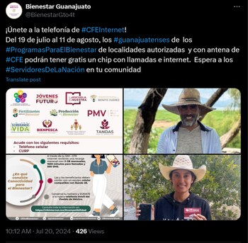 Foto: X: @BienestarGto4t