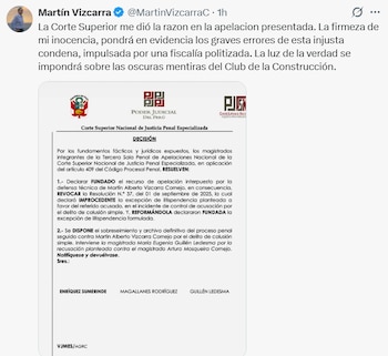 Martín Vizcarra se pronuncia luego