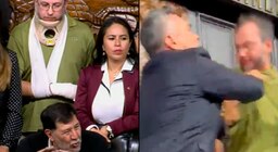 Quién es el trabajador del Senado que fue golpeado por Alito Moreno: Andrea Chávez le ofrece apoyo legal