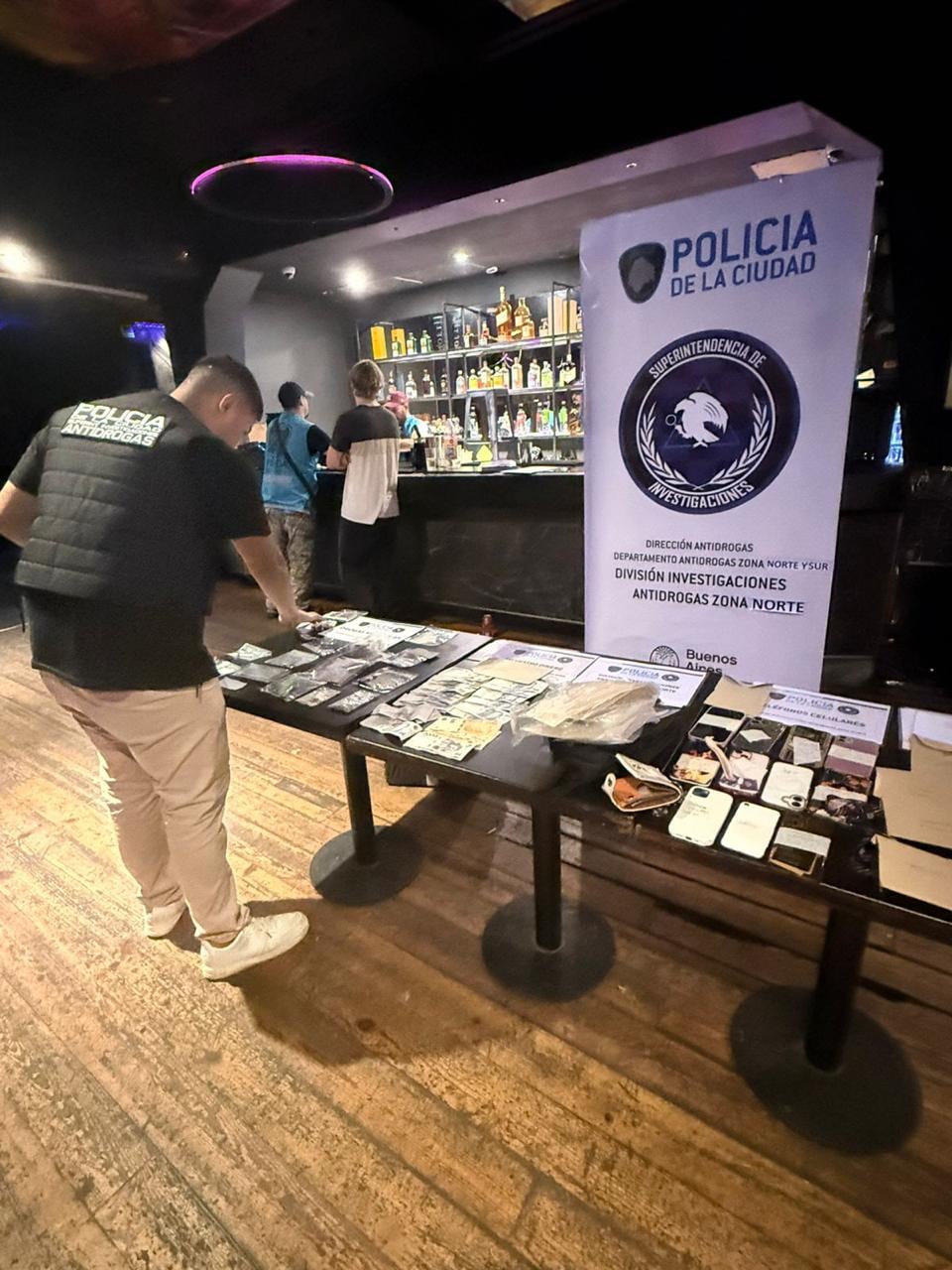 La Policía de la Ciudad allanó un boliche de Belgrano
