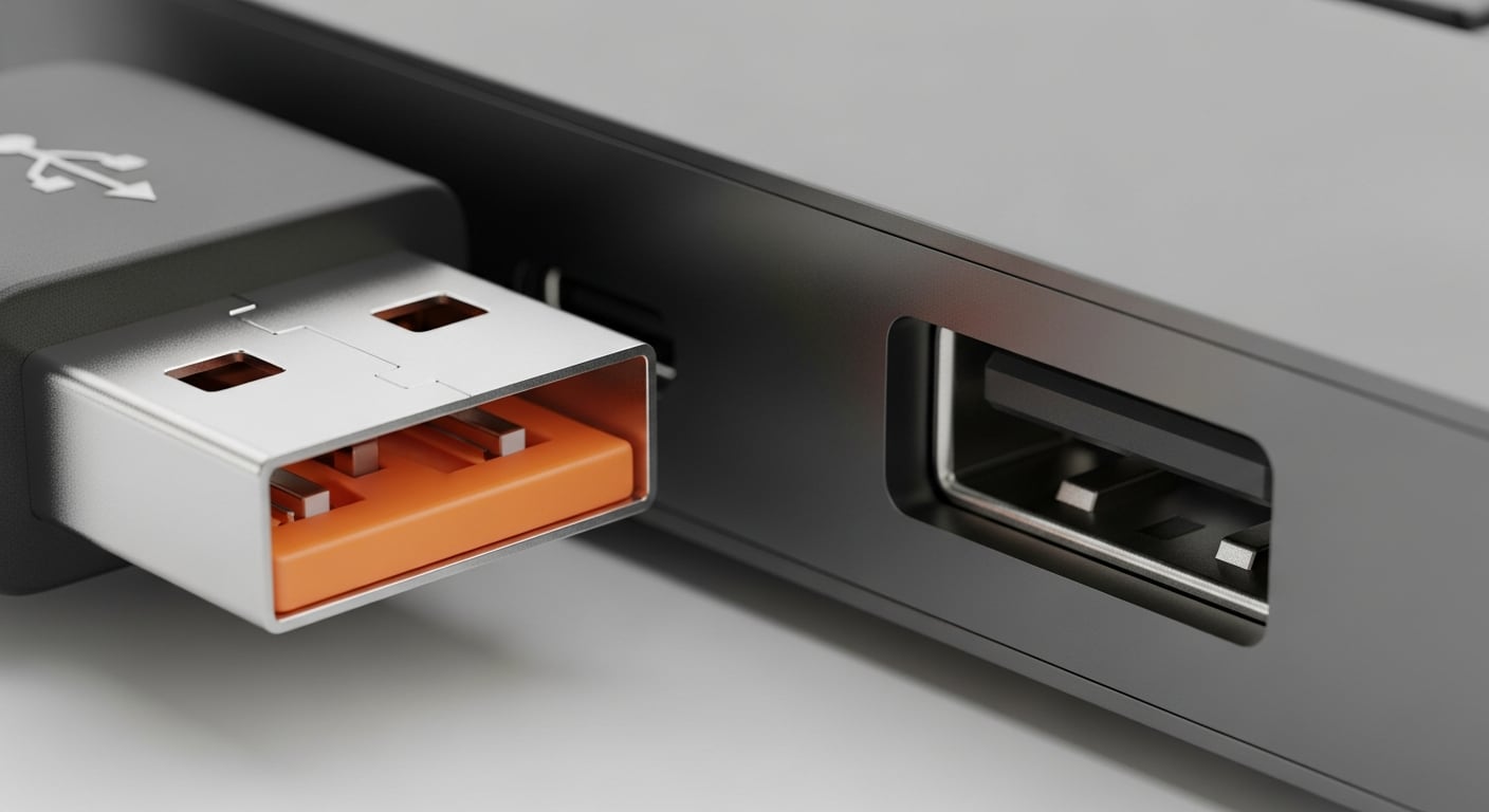 La protección con pendrive añade una capa física de seguridad sin gasto adicional en entornos como oficinas o viviendas compartidas. (Imagen Ilustrativa Infobae)