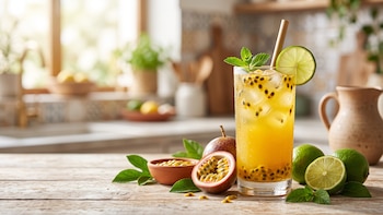Agua fresca de maracuyá con limón: la combinación tropical que puedes preparar con pocos ingredientes
