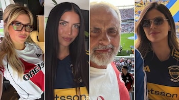 Así viven los famosos el Superclásico entre Boca Juniors y River Plate