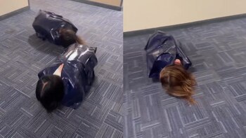 Una estudiante de la Universidad