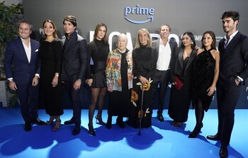 Álvaro López Huerta, Lucia Pombo, Pablo Castellano, María Pombo, Teresa Ribó, Victor Pombo, Gabriela Toral, Marta Pombo y Luis Zamalloa posan en el photocall durantte la premiere de la docuserie 'Pombo'
Europa Press Reportajes / Europa Press
(Foto de ARCHIVO)
