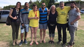 Matías Torres junto a su