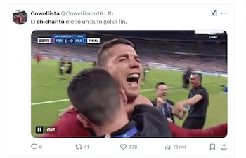 La afición reaccionó con memes