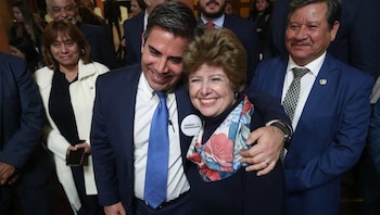 Astrid Lemus (magistrada titular) y