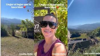 Florencia Peña mostró la espectacular vista que tiene desde su casa de Salta: "Llegar al lugar que te hace bien"