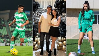 Su novio Santi Núñez se