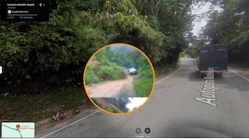 Emergencia vial en la autopista