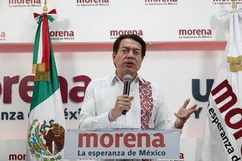 Mario Delgado , el presidente