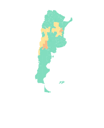 Orange and yellow alert for
