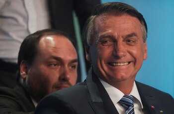 El candidato presidencial y actual