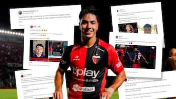 Los mensajes de los hinchas de Colón tras la repercusión de la nota en la que el jugador Ignacio Lago presentó a su novio: “Un crack”