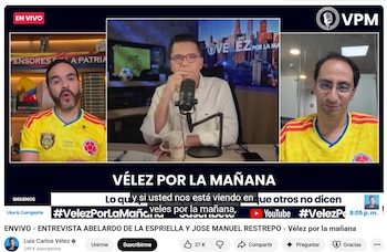 El candidato afirmó que impedirle portar la prenda supone una discriminación y remarcó que no es un símbolo partidista, sino un elemento que, según dijo, pertenece a todos los colombianos - crédito captura de Pantalla Luis Carlos Velez / Youtube