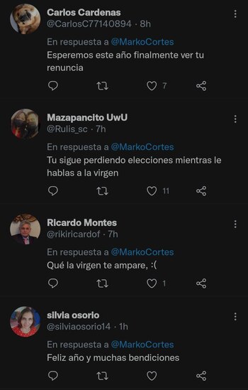Usuarios de Twitter le respondieron