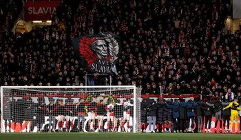 La final del repechaje europeo se jugará el 31 de marzo de 2026 en el Fortuna Arena de Praga. REUTERS/David W Cerny