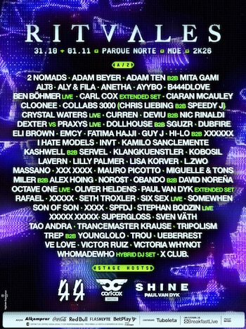 Alineación para Ritvales 2026 - crédito cortesía Breakfast Live