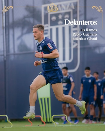 Pablo Guede contará con Federico Girotti, Luis Ramos y Paolo Guerrero para el compromiso ante Sporting Cristal por Liga 1 2026. Crédito: X Alianza Lima.