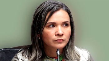 La diputada Karim Vera