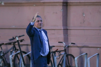 Javier Milei toma posse do novo chefe de gabinete, Diego Santilli - Casa Rosada - Sebastian Pareja