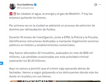 Fico Gutiérrez en X