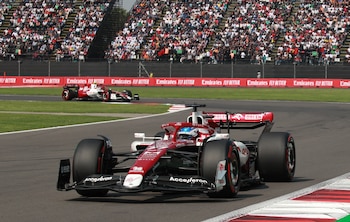 El finlandés en acción sobre su Alfa Romeo en la última fecha corrida en México (REUTERS/Henry Romero)