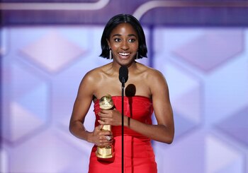 Ayo Edebiri (Rich Polk/Golden Globes