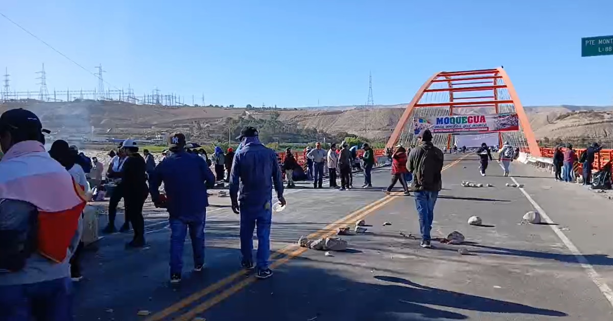 Moquegua stop: President Balcázar observed the law of limits with Tacna