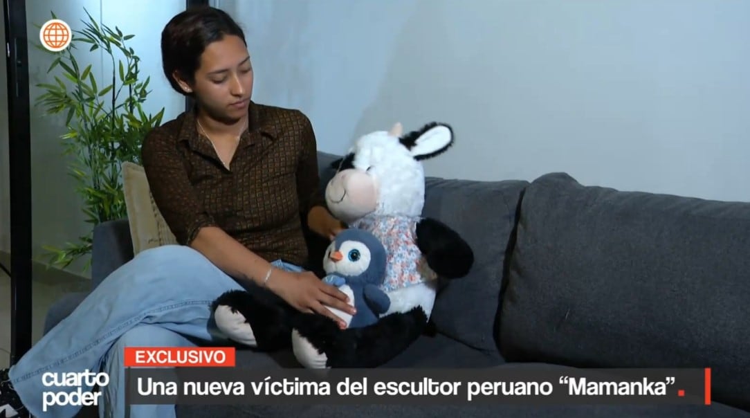 Cuarto Poder presenta el testimonio de otra joven que acusa a ‘Mamanka’ de abusos cuando era adolescente. Captura: América TV.
