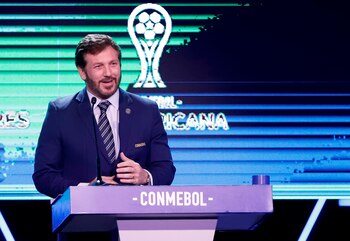 El presidente de la Conmebol,