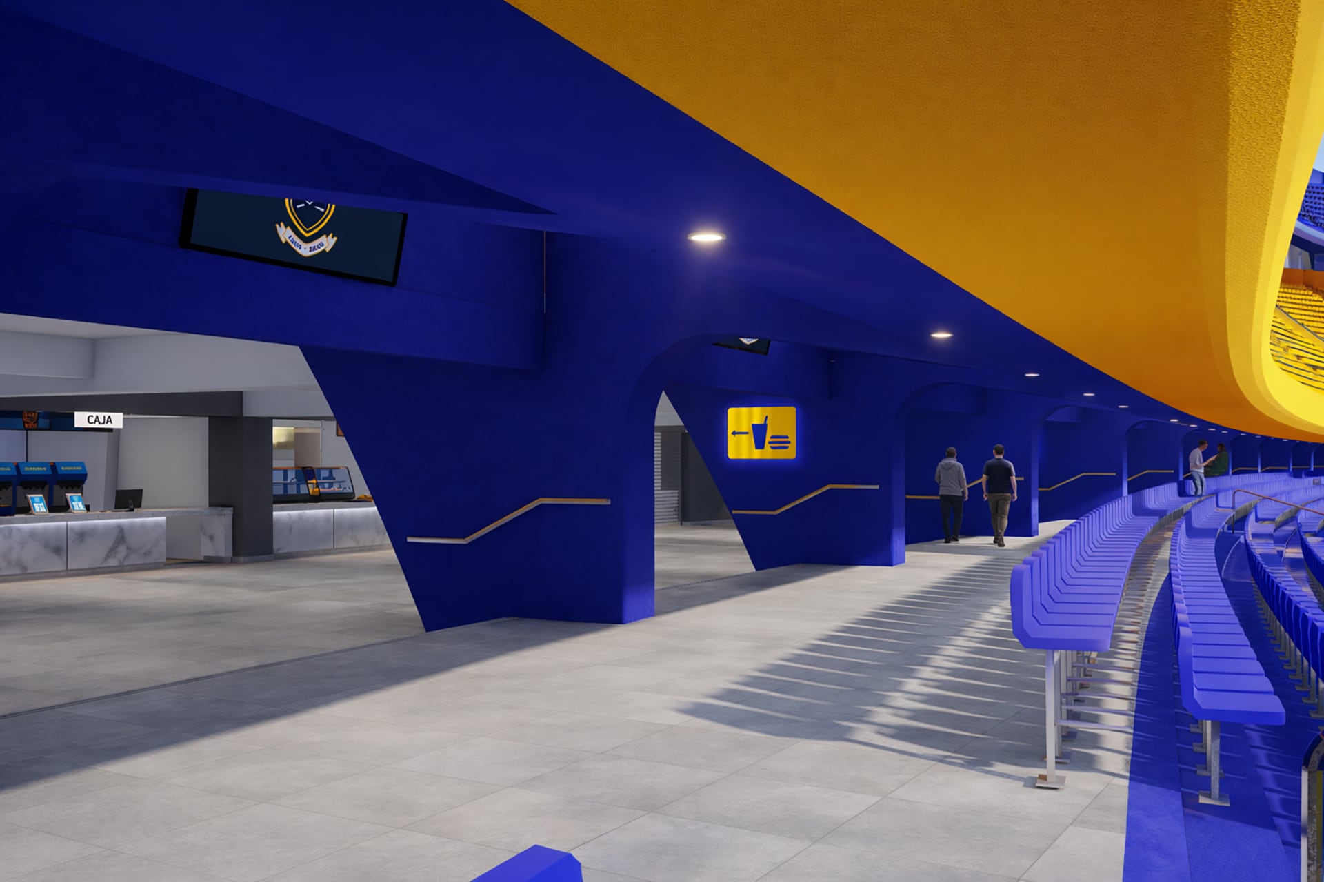 La Platea L contará con nuevos accesos, pasillos y patio de comidas