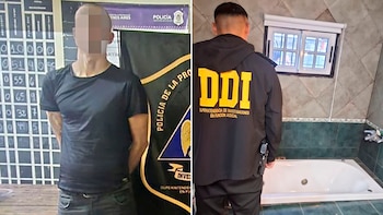 Video: lo buscaban por cometer dos entraderas y lo encontraron escondido debajo de un jacuzzi