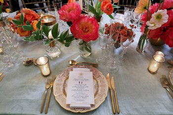 Adelanto del menú de la