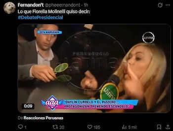 Debate presidencial EN VIVO: lo más viral en redes tras los momentos más polémicos. Captura: X.