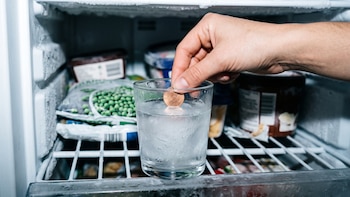 Meter una moneda congelada sobre un vaso de agua en el refrigerador antes de salir de vacaciones: para qué sirve este truco