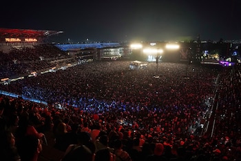 La banda mexicana Molotov durante