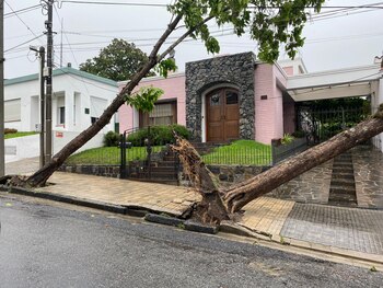 El temporal del domingo 17