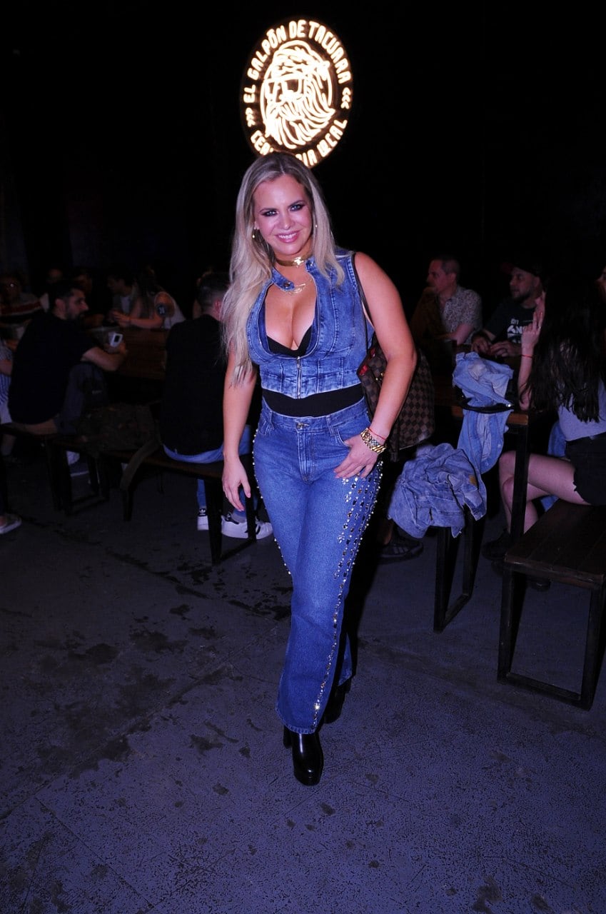 El look de Alejandra Maglietti en la fiesta de despedida de Beto Casella