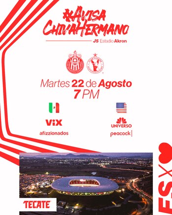 Horario del duelo entre Guadalajara