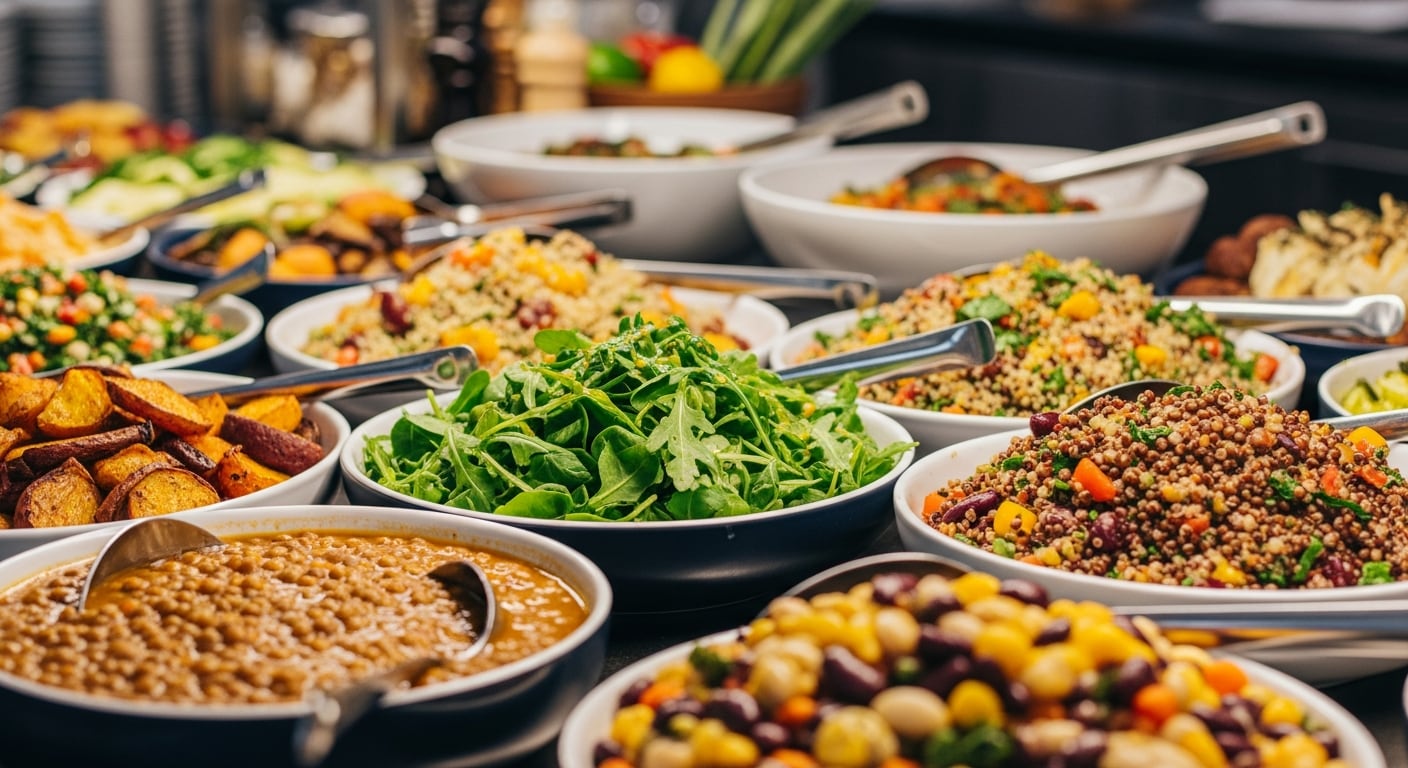 La intervención del menú en comedores laborales redujo en un 8,5% las emisiones de gases de efecto invernadero por comida servida (Imagen Ilustrativa Infobae)