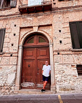 Miguel Ángel descansando en el