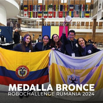 Las estudiantes lograron la medalla