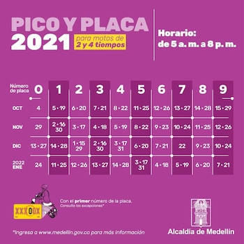 Pico y placa para motos