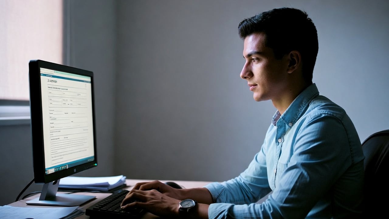 Los interesados deben completar su hoja de vida en línea para poder postularse a las oportunidades laborales en Europa- crédito VisualesIA