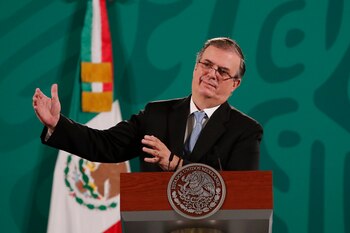 El secretario de Relaciones Exteriores